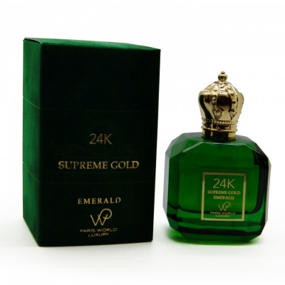 Духи Paris World Luxury 24K Supreme Gold Emerald - Париж Ворлд Лакшери 24К Суприм Голд Эмеральд Духи Paris World Luxury 24K Supreme Gold Emerald - Париж Ворлд Лакшери 24К Суприм Голд Эмеральд
