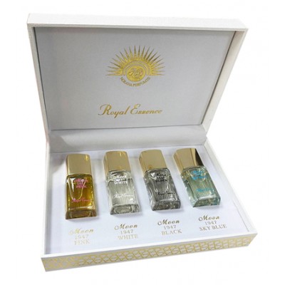 Norana Perfumes Moon 1947 Парфюмерный набор 4 x 15 ml (white, black, pink, sky blue)